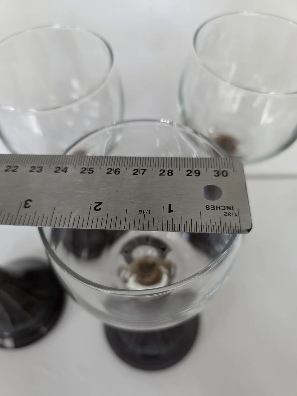 Hyacinth House Elegant Brown-Stem Wine Glasses - Set of 4